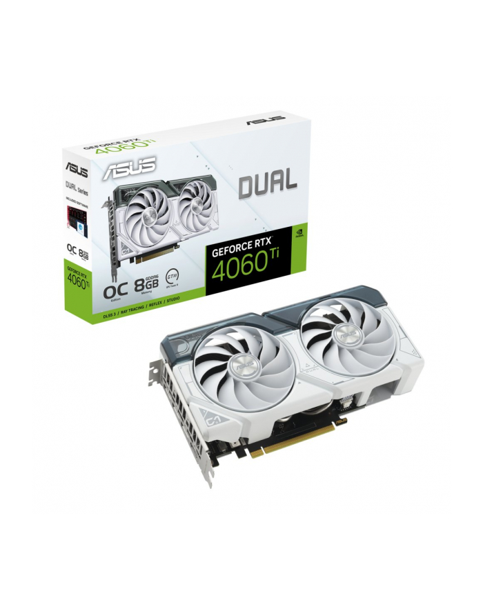 asus Karta graficzna RTX 4060 Ti WHITE OC 8GB GDDR6 128bit 3DP główny