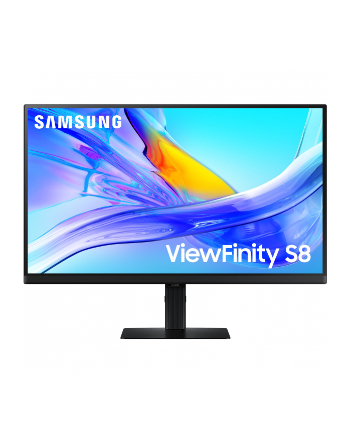 samsung Monitor 27 cali ViewFinity S80UD IPS 3840x2160 UHD 16:9 1xHDMI 1xDP 1xUSB-C 90W 3xUSB 3.0 LAN KVM 5ms PinP/PbyP 60Hz HAS+PIV płaski 3YOn-Site główny