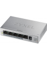 Switch Zyxel GS1005-HP 5p PoE (PoE+: 4) 60W Unmanaged Gigabit - nr 1