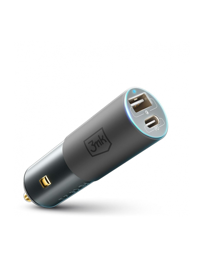 3mk Ładowarka samochodowa 100W 1xUSB-C+USB-A PD główny