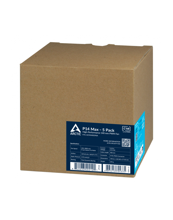 Arctic Wentylator P14 Max 5Pack (ACFAN00290A) główny