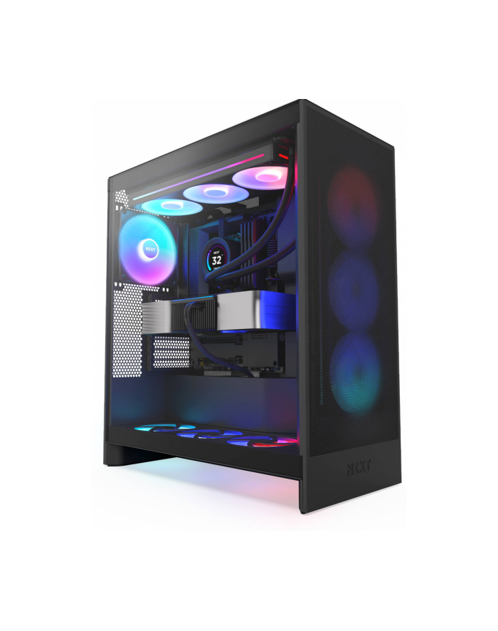 Nzxt H7 Flow RGB czarna CM-H72FB-R1 (CMH72FBR1) główny
