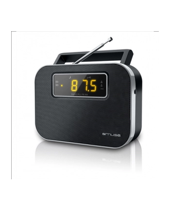 Muse M-081R Funkcja alarmu 2-pasmowe radio przenośne PLL Czarny