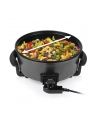 TRISTAR Trójgwiazda - wielofunkcyjna patelnia grillowa XL | PZ-9135 | Średnica 30 cm | Grill | 1500 W | Pokrywka w zestawie | Uchwyt stały | Czarny - nr 31