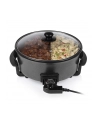 TRISTAR Trójgwiazda - wielofunkcyjna patelnia grillowa XL | PZ-9135 | Średnica 30 cm | Grill | 1500 W | Pokrywka w zestawie | Uchwyt stały | Czarny - nr 45