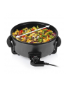 TRISTAR Trójgwiazda - wielofunkcyjna patelnia grillowa XL | PZ-9135 | Średnica 30 cm | Grill | 1500 W | Pokrywka w zestawie | Uchwyt stały | Czarny - nr 55
