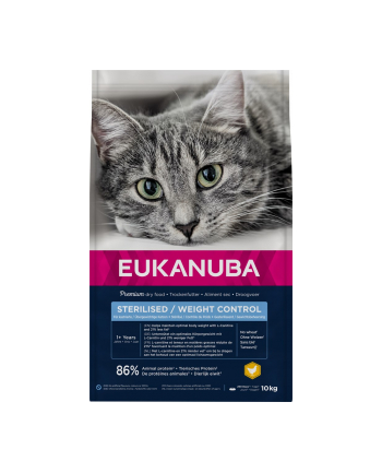 (wersja europejska)KANUBA Adult Sterilised/Weight Control Rich in chicken - sucha karma dla kota - 10 kg