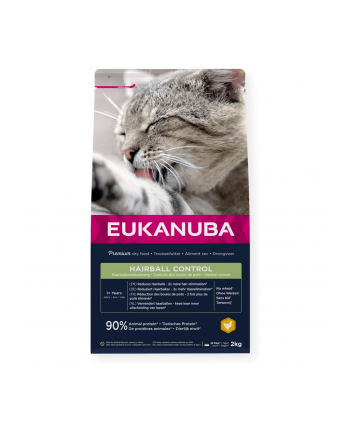 (wersja europejska)KANUBA Adult Hairball Control chicken - sucha karma dla kota - 2 kg