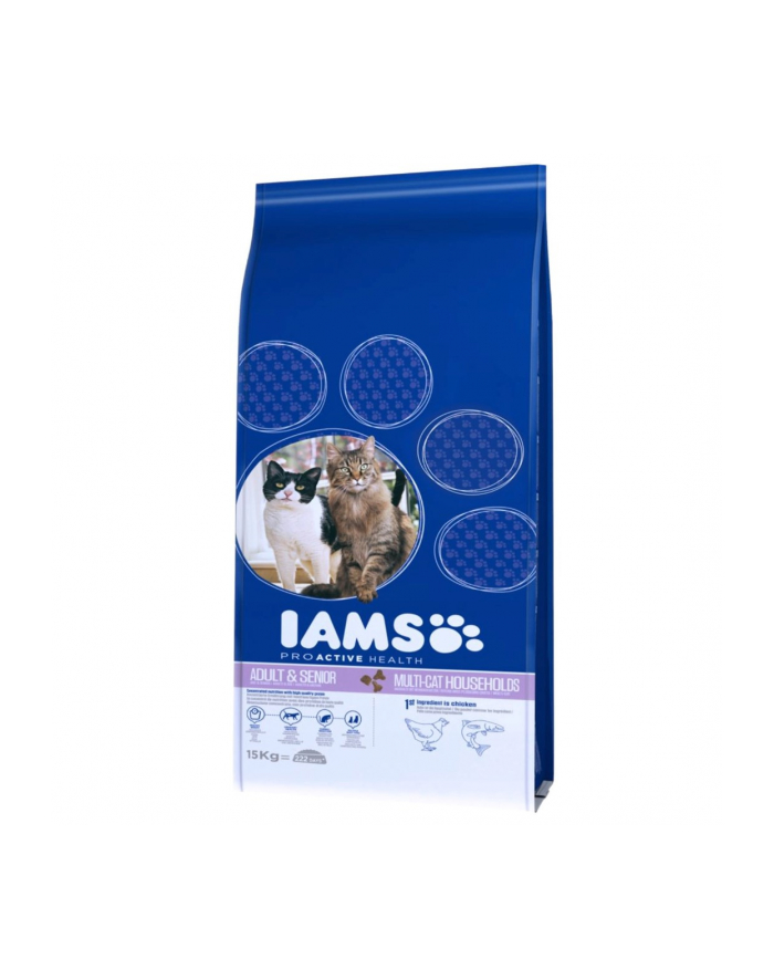 IAMS Adult Multicat - sucha karma dla kota - 15kg główny