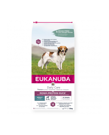 Eukanuba Daily Care Adult Pczerwonyien Kaczka - sucha karma dla psa 12 kg