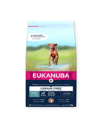 (wersja europejska)KANUBA  dorosły wszystkie rasy bez zbóż dziczyzna - sucha karma dla psa - 3 kg