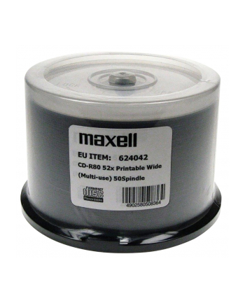 MAXELL CD-R 700MB 52x80 min, spindel, płyta do nadruku