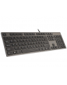 a4 tech Klawiatura przewodowa A4tech KV-300H USB szary - nr 2