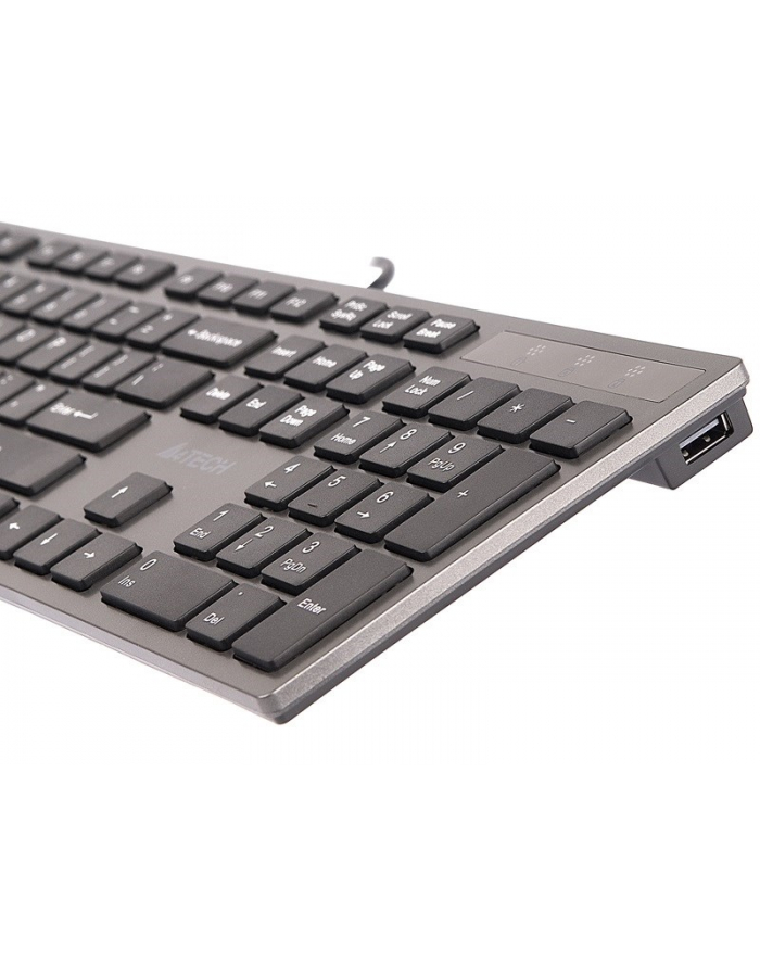 a4 tech Klawiatura przewodowa A4tech KV-300H USB szary główny