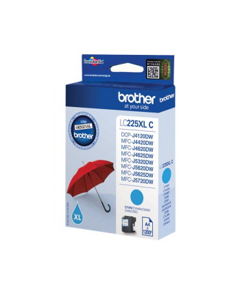 bczerwonyher LC-225XLC INK CARTRIDGE CYAN/1200 PAGES ISO STANDARDS 24711