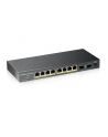 Switch Zyxel GS1100-10HP 10p PoE (PoE+: 8) 130W Unmanaged Gigabit - nr 10