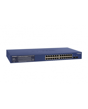 Switch Netgear GS724TP-300(wersja europejska)S 26p PoE 190W (PoE+: 24p) Managed Gigabit