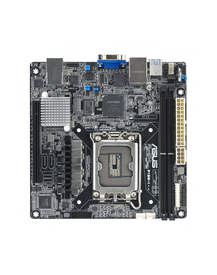 Płyta główna Asus P13R-I 1x LGA1700 Intel Xeon E-24XX C262 (2xDIMM, 6x SATA, 1xM2, 2x1GbE, ASMB11-iKVM, miniITX) główny