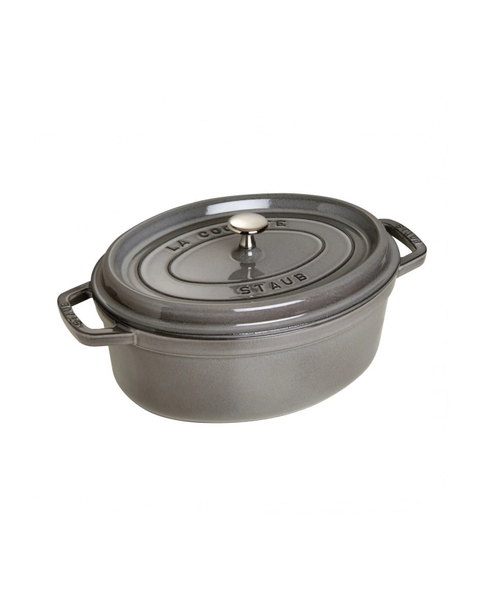zwilling Garnek żeliwny owalny Staub - 32 ltr, Grafitowy główny