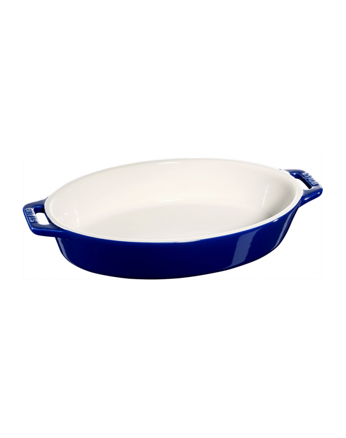 no name Owalny półmisek ceramiczny Staub - 11 ltr, Niebieski główny