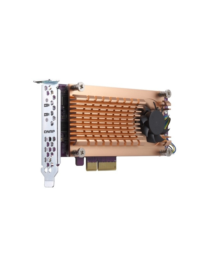 Qnap QM2-2S-220A, 2x M2 22110/2280 SATA SSD, PCIe Gen2 x2, Low-profile/Full-height główny