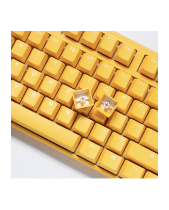 Ducky One 3 Yellow Gaming Tastatur, RGB LED - MX-Speed-Silver (US)