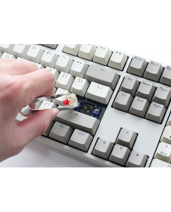 Ducky Origin Vintage Gaming Tastatur, Cherry MX-Speed-Silver (US)