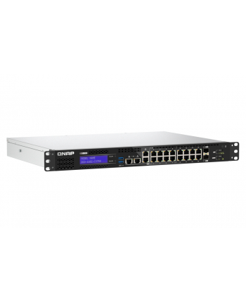 Qnap QGD-1602P-C3758: 8x 25GbE, 8x 1GbB, 2 SFP+ 10GbE, Intel Atom C3758, 16GB, Equipped with QTS, 2 X 25''; SSD/HDD, 2 x PCIe Gen 3 slots, 2 X USB30