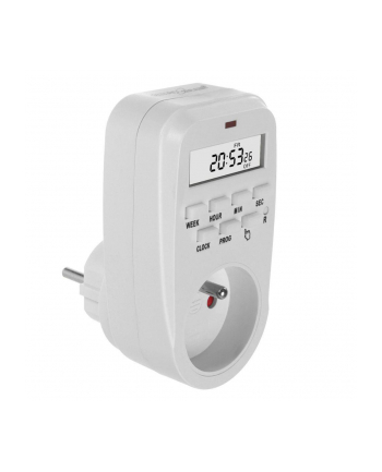 Włącznik czasowy timer cyfrowy GreenBlue GB362 E, max. obciążenie 16A, IP20