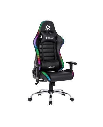 Fotel dla gracza Defender ULTIMATE czarny RGB