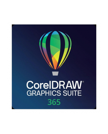 Licencja ESD CorelDRAW Graphics Suite subskrypcja 1 rok 1 użytkownik Win Mac angielski niemiecki francuski Europa