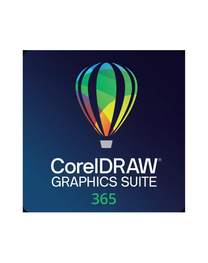 Licencja ESD CorelDRAW Graphics Suite subskrypcja 1 rok 1 użytkownik Win Mac angielski niemiecki francuski Europa główny