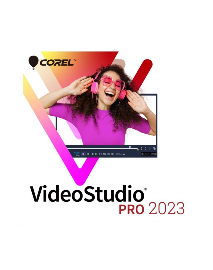 Licencja ESD Corel VideoStudio Pro 2023 1 użytkownik Win wielojęzyczna główny