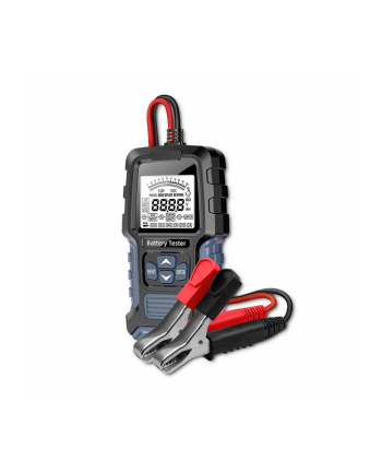 Tester cyfrowy Qoltec akumulatora z wyświetlaczem LCD | 12V | 24V | 3Ah-400Ah