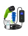 Ładowarka Qoltec do samochodu elektrycznego EV z regulacją 2w1 Typ2 | 7kW | 230V | CEE 3 PIN | Wi-Fi | LCD | Przenośna | Wallbox | 5m - nr 1