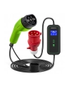 Ładowarka Qoltec do samochodu elektrycznego EV z regulacją 2w1 Typ2 | 11kW | CEE 5 PIN | Wi-Fi | LCD | 3 fazy | Przenośna | Wallbox | 5m - nr 6
