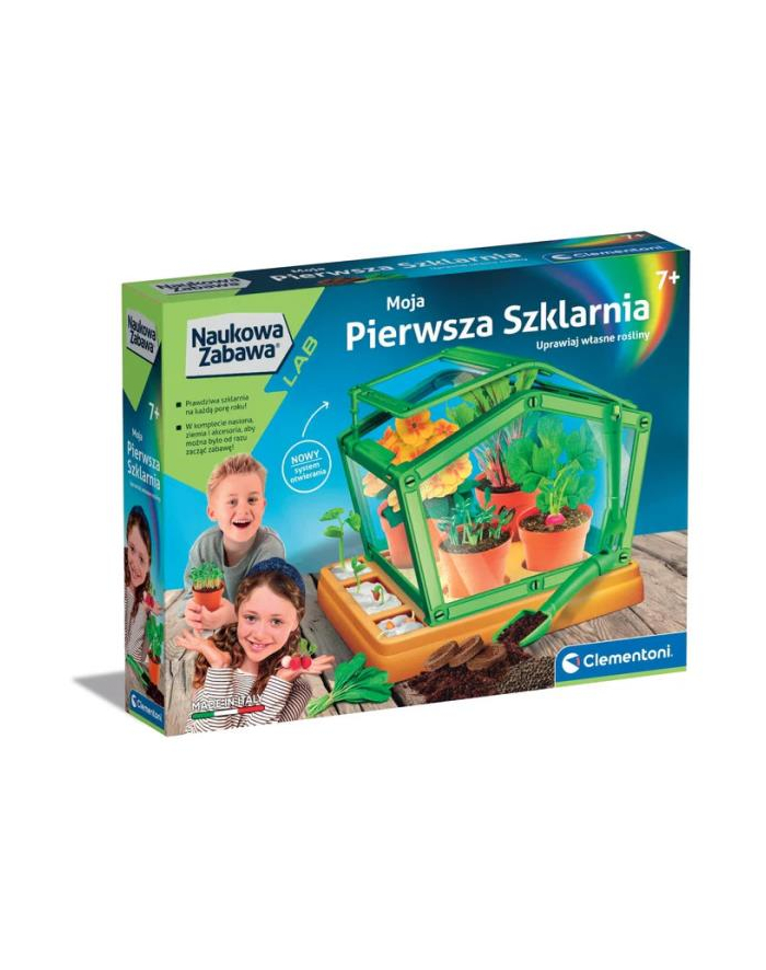 Clementoni Naukowa zabawa. Moja Pierwsza Szklarnia 50861 główny
