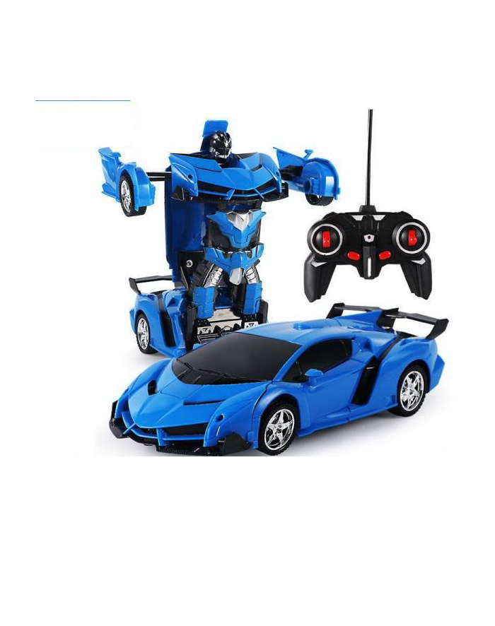 inni Auto Robot 2w1 niebieski zdalnie sterowany 12817 główny
