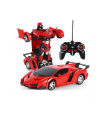 inni Auto Robot 2w1 czerwony zdalnie sterowany 12818 - nr 1