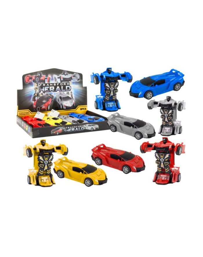 inni Auto robot 2w1 samochód sportowy 18822 mix cena za 1 szt główny