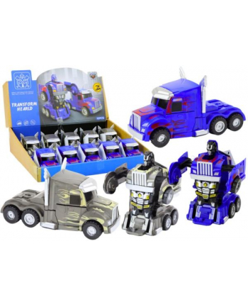 inni Auto robot 2w1 Ciężarówka 2 kolory 18824 mix cena za 1 szt