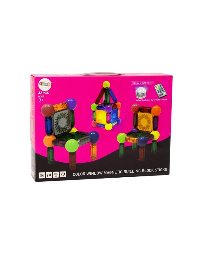 inni Klocki magnetyczne 32el z podświetleniem 18430 główny