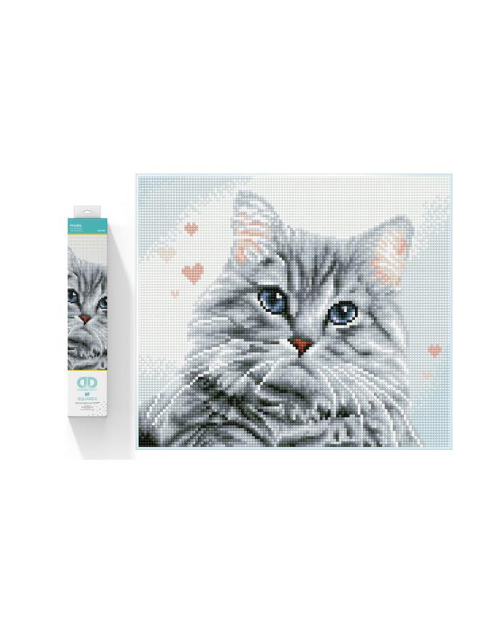 dante Haft diamentowy Diamond Dotz Diamentowa mozaika Kot Pricilla 39x35cm DQ7005 główny