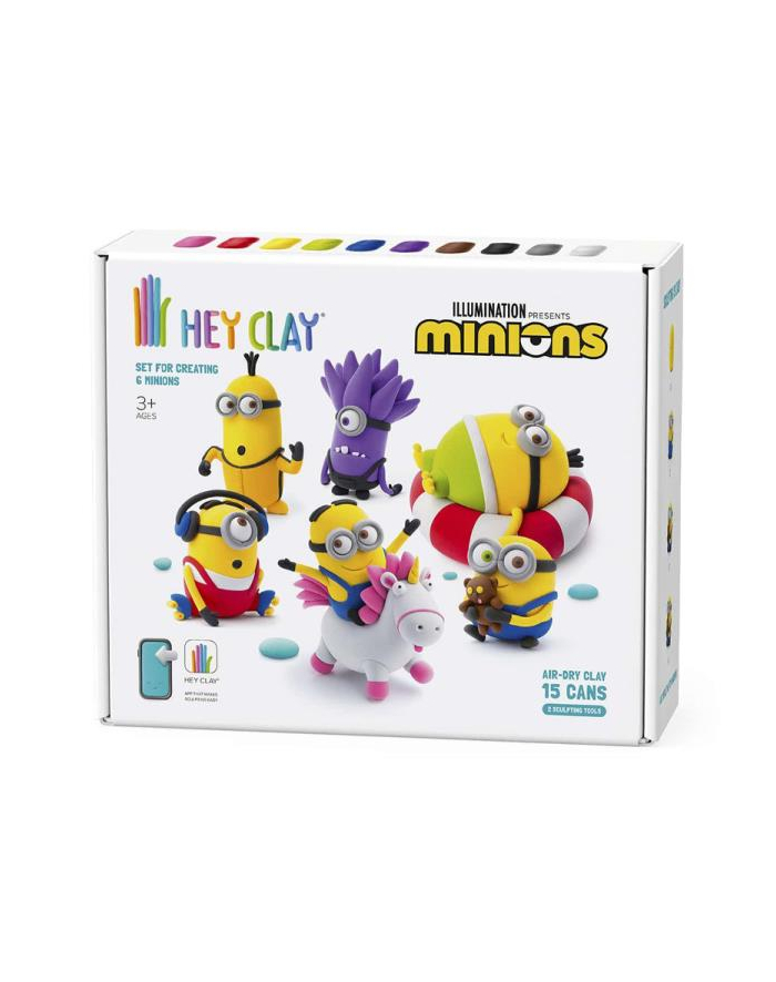 tm toys Hey Clay Zestaw Minionki + akcesoria 15 puszek 15026 główny