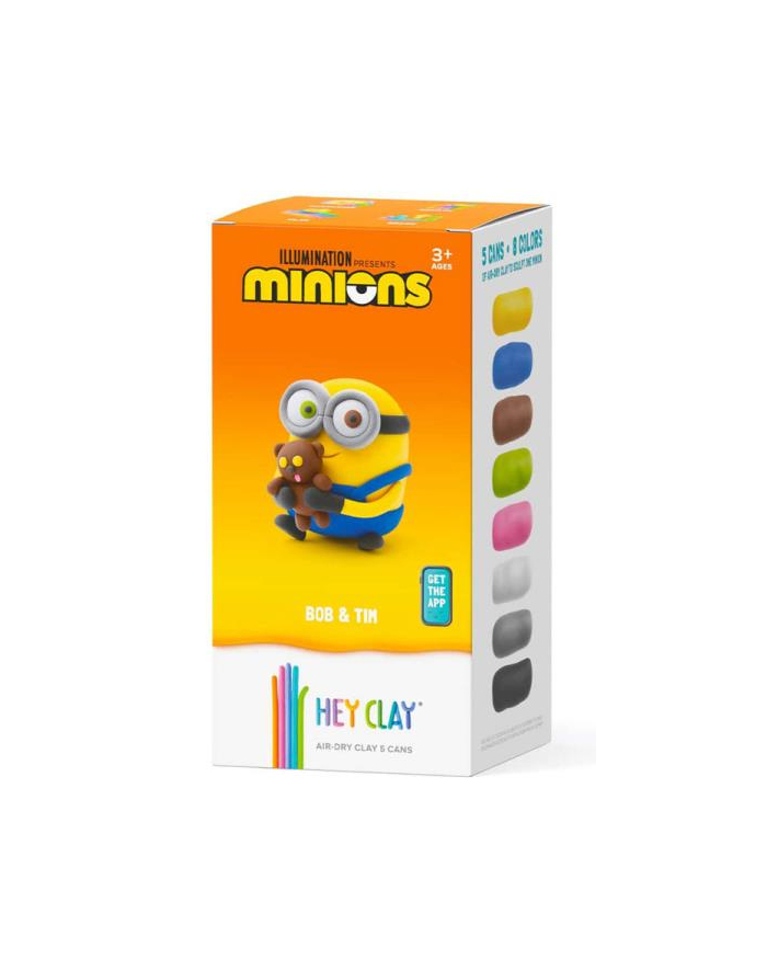 tm toys Hey Clay Minionki Bob i Tim + akcesoria 5pak 50177 główny