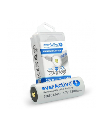 everactive Akumulator 26650 3,7V Li-ion 5200 mAh micro USB