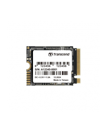 TRANSCEND 512GB M.2 2230 PCIe Gen4x4 NVMe 3D TLC DRAM-less