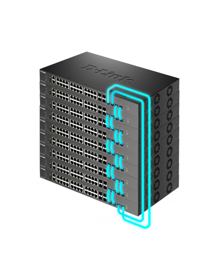 d-link Przełącznik zarządzalny DXS-3410-32XY/E 10G warstwa 3 stakowalny 24*10GBASE-T + 4*10G SFP+ + 4*25G SFP28 Multi-Gigabit główny