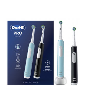 Oral-B Pro Series 1 zestaw 2 szt. niebieski, czarny nr 1