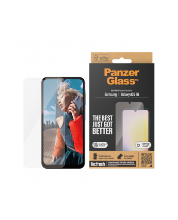 Panzerglass Szkło Hartowane Samsung Galaxy A25 5G Ultra Wide Fit Screen Protection Clear